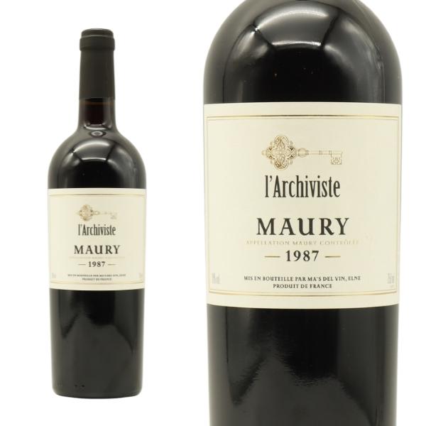 モーリー 1987 ラルシヴィスト(フィリップ ゲラル セレクション) AOC モーリー  （昭和62年生まれ）Maury Millesime [1987]