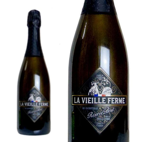 ラ ヴィエイユ フェルム スパークリング レゼルヴ ブリュット にわとりラベル ヴァン ド フランス ぺラン家 正規 泡 白 スパークリングワインワイン 辛口 750ml