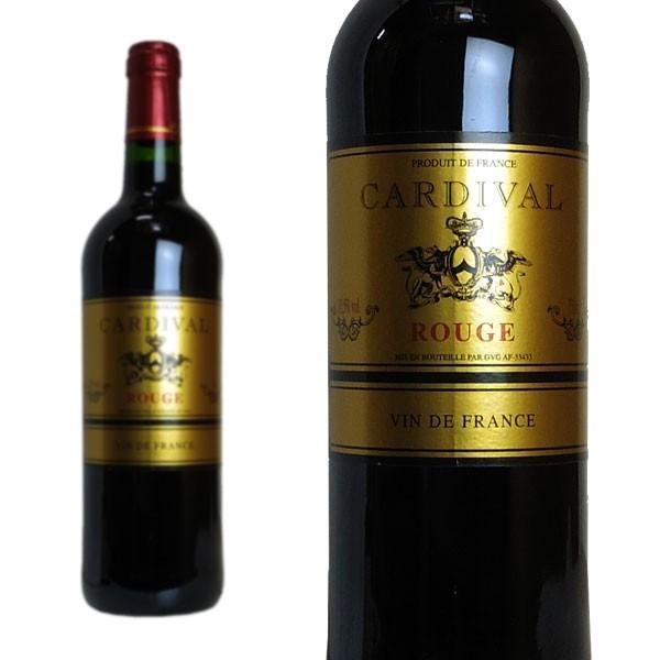 【555均】カルディヴァル ルージュ フランス 南フランス 赤ワイン ワイン ミディアムボディ 辛口 750ml