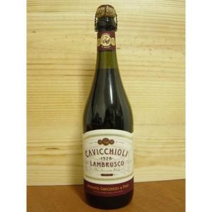 カビッキオーリ ランブルスコ ロッソ ドルチェCAVICCHIOLI Lambrusco Rosso Dolceイタリア国内で最も売れているランブルスコの生産者が造る甘口の人気微発泡 ランブルスコ ドルチェ! 赤ワイン スパークリング【eu_ff】