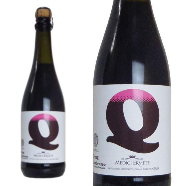 ランブルスコ キューイング NV メディチ・エルメーテ 750ml 正規 (イタリア 赤ワイン スパークリングワイン) 家飲み