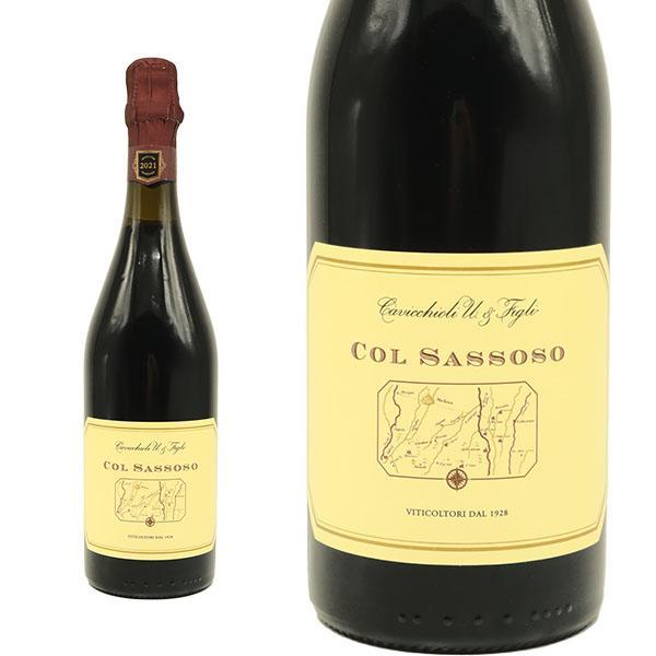 ランブルスコ ロッソ コル サッソソ ヴィンテージ 2019 カビッキオーリ社 DOCランブルスコ グラスパロッサ ディ カステルヴェトロ