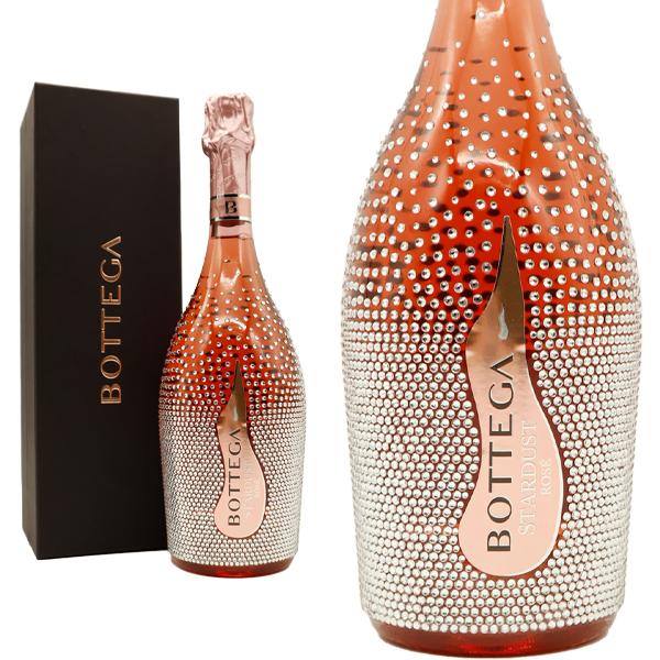 ボッテガ スターダスト 星屑 ロゼ ヴィノ スプマンテ マンゾーニ ロットナンバー入り　正規品 高級泡 イタリア スパークリング【豪華ギフト箱入】
