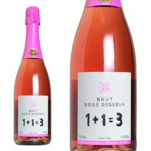 1+1=3 ウ・メス・ウ・ファン・トレス ブリュット ロゼ リセルヴァ 750ml ロゼ スパークリング