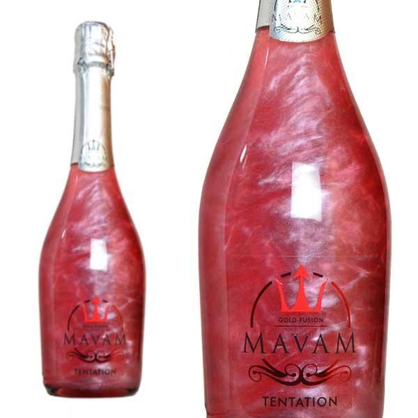 マバム スパークリング テンテーション (レッドのラメスパークリングワイン) ストロベリーフレーバー ゴールド フュージョン ボデガス ビタニ デル サズ社 スペイン(エスプモーソ) 7% スペイン 白 辛口 750ml【eu_ff】