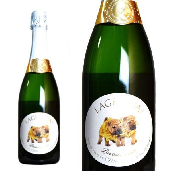 ラグランハ  360  カヴァ  ブリュット  戌年  干支ラベル  750ml  （スペイン  スパークリングワイン  白）  家飲み