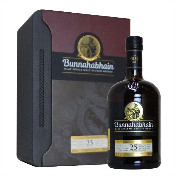 【豪華箱入 正規品】ブナハーブン 25年もの アイラ シングル モルト スコッチ ウイスキー オフィシャル 正規代理店輸入品 ナチュラルカラー ノンチルフィルター