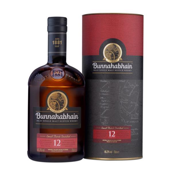 【箱入 正規品】ブナハーブン 12年 熟成品 アイラ シングル モルト スコッチ ウイスキー ナチュラルカラー 正規代理店輸入品 700ml 46.3% ハードリカー